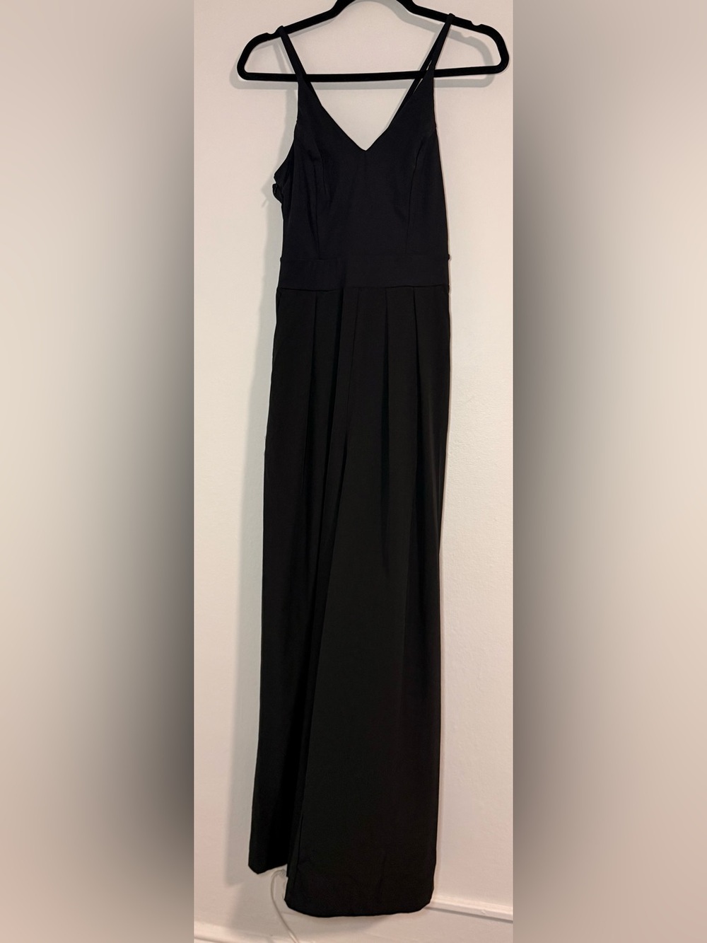 Halara size S Backless Side Invisible Zipper Pocket Wide Leg Quick Dry Romper